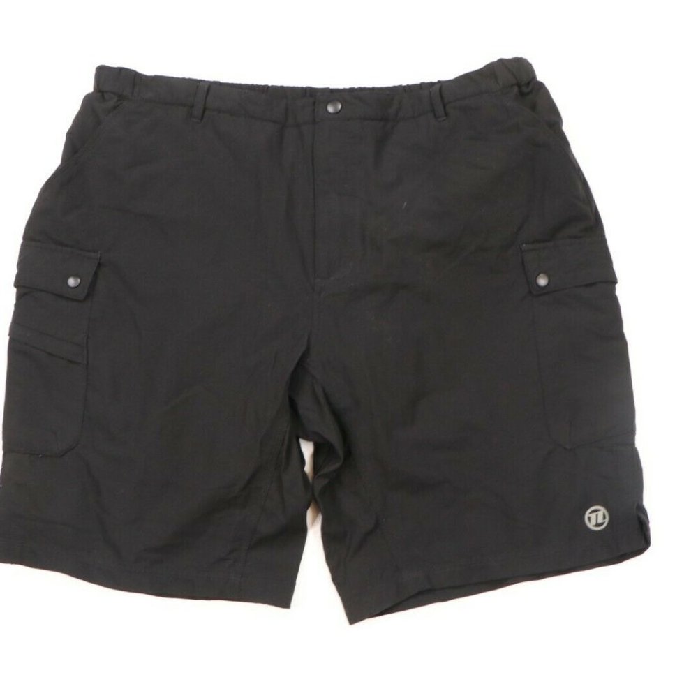 Novara Padded Bicycle Cycling Cargo Shorts Black
